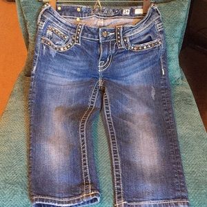 Miss Me Girls Size 14 Capri shorts